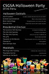 CSGSA Halloween Party
